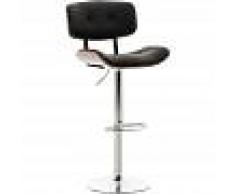 CLP Taburete De Bar Sarnia Nogal/negro - CLP