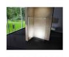 BERNSTEIN Cabina de ducha de vidrio lateral, EX101, medida a elegir:700mm