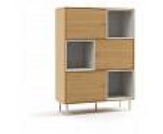 MC HAUS Aparador madera blanca estanteria mueble comedor diseño nordico salon 3