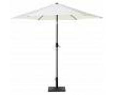 BELIANI Sombrilla de jardín beige claro Ø270 cm VARESE - BELIANI
