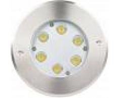 EFECTOLED Foco LED Empotrable en Suelo 6W Blanco Cálido 3000K - EFECTOLED
