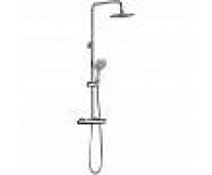 AURALUM Columna de Ducha Termostatica Pared, Set de Ducha Termostatico con 3