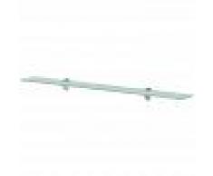 VIDAXL Estante flotante de cristal 90x10 cm 8 mm - VIDAXL