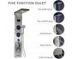 OOBEST Columna hidromasaje para ducha con LED Alcachofas + LCD Pantalla de