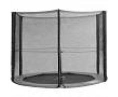 HOMCOM Red de seguridad pared protectora cama elastica trampolín