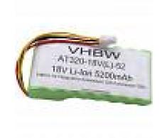vhbw Li-Ion batería 6800mAh para cortacésped robot cortacésped como