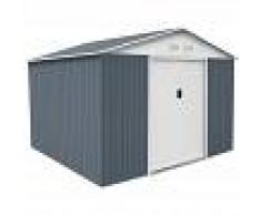 GARDIUN Caseta Metálica Gardiun Bristol 7,74 m² Exterior 241x321x205 cm Acero