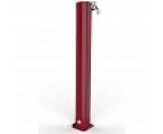ARKEMA DESIGN - PRODOTTO MADE IN ITALY Fuente de aluminio rojo con grifo cm 15,5x16,5x115 ARKEMA DESIGN