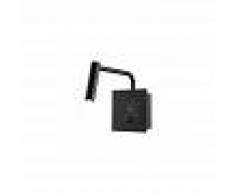 V-TAC Lámpara de pared LED CREE-COB con USB Serie Bed 3W 30° Negro - V-TAC