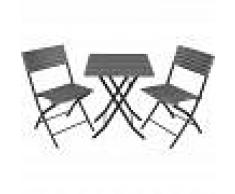 TECTAKE Conjunto de ratán Trevi - mueble de exterior de poli ratán, muebles de