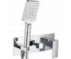 KIBATH Grifo monomando de ducha para empotrar QUE. Salida techo. Incluye: