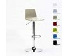 GRAND SOLEIL Taburete cocina con base cromada, altura regulable Grand Soleil IMOLA