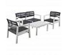 EDM Conjunto de salon para interior y exterior hecho con materiales