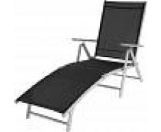 TECTAKE Tumbona Marisol - tumbona de jardín moderna, mueble para patio con