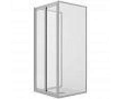 IDRALITE Cabina de ducha a 3 lados 90x90x90CM H185 Cristal Transparente 2