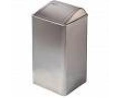 Mediclinics - Papelera con tapa auto-retorno Acabado - Acero Inox Mate