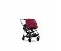BUGABOO Cochecito Dúo BUGABOO BEE5 Alu/Set Negro/Rojo Carmín