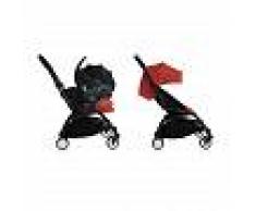 BABYZEN Cochecito dúo YOYO+ y Grupo 0 BABYZEN, Negro/Rojo