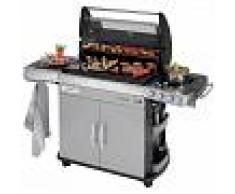 Campingaz Barbacoa de gas Campingaz 4 Series RBS EXS con horno, plancha, parrilla y módulo culinario