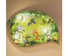 Elobra Lámpara de techo infantil Jungla, efectos luz LED