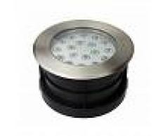 Barcelona LED Foco bañador LED Empotrable en suelo 18W 12V-DC IP67 Blanco cálido