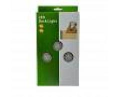 Barcelona LED Kit 6 focos LED empotrables en suelo Ø40x20mm 0,4W 12V-DC IP67