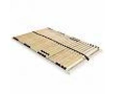 Vida XL Somier de láminas con 28 listones de 7 regiones 100x200 cm FSC