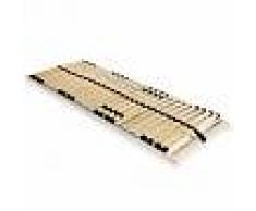 Vida XL Somier de láminas con 28 listones de 7 regiones 70x200 cm FSC