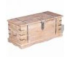 Vida XL Baúl de almacenamiento de madera de acacia