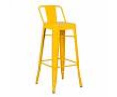 Sklum.com Taburete Alto con respaldo Tolix Amarillo Fresia
