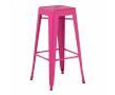 Sklum.com Taburete Alto Tolix Rosa Fucsia