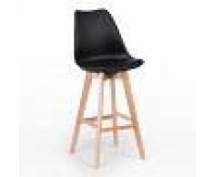 Sklum.com Taburete Alto Nordic Negro
