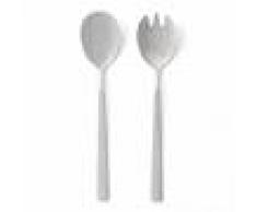 Sklum.com Cubiertos de Ensalada Letu Metalizados Mate Plateado Mate