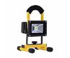 efectoled.com Foco Proyector LED Portátil con Batería 20W con Cargador USB