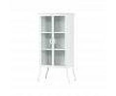 BePureHome vitrina metálica blanca Feminine