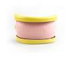 JunJu Orinal Portátil Banana Rosa/Amarillo