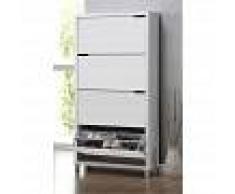 IberoDepot Zapatero KUBOX 4 puertas blanco