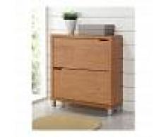 IberoDepot Zapatero KUBOX 2 puertas cerezo