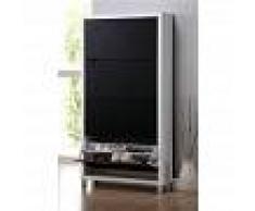 IberoDepot Zapatero KUBOX 4 puertas blanco y negro