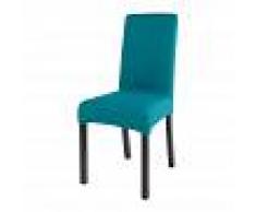 Maisons du Monde Funda de silla de algodón azul pato 41x70