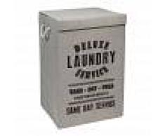 Maisons du Monde Cesto de ropa de tela LAUNDRY DELUXE