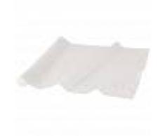 Maisons du Monde Camino de mesa de algodón blanco de strass 45x150
