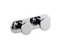 Percha doble adhesiva