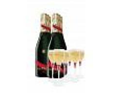 Champagne Pack Mumm Cordon Rouge Brut (x6) + 6 copas de regalo