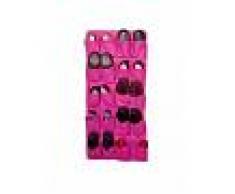 Jocca Organizador de pared para zapatos 20 huecos rosa UNI