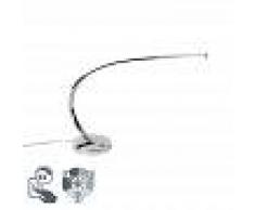 Leuchten Direct Lámpara de mesa curvada diseño regulable cromo con LED - CHROMO