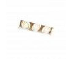 QAZQA Foco empotrable blanco giratorio e inclinable - Oneon 3 Trimless