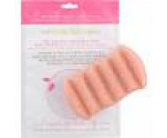 The Konjac Sponge Company Esponja de baño con 6 ondas y arcilla rosa de The Konjac Sponge Company