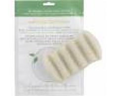 The Konjac Sponge Company Esponja de baño con 6 ondas y arcilla verde de The Konjac Sponge Company