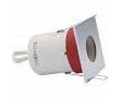 HudsonReed Biard Foco Downlight Inclinable Empotrable de Techo Clasifícación Ignífuga GU10 con Bisel Cuadrado Disponible en 3 Colores